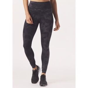 Glyder Sultry Tie Dye Leggings Black High Waisted Size XL